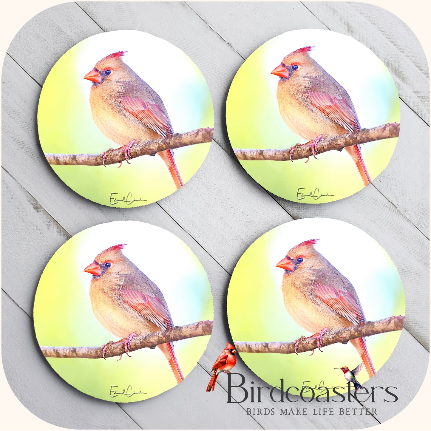 Lady Cardinal - Woodland Grace