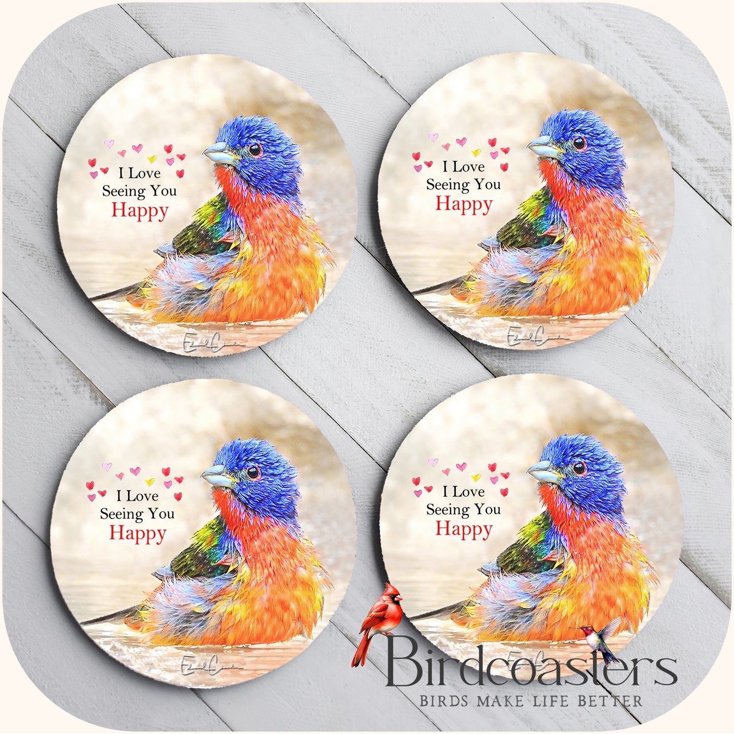 Painted Bunting - See You Happy