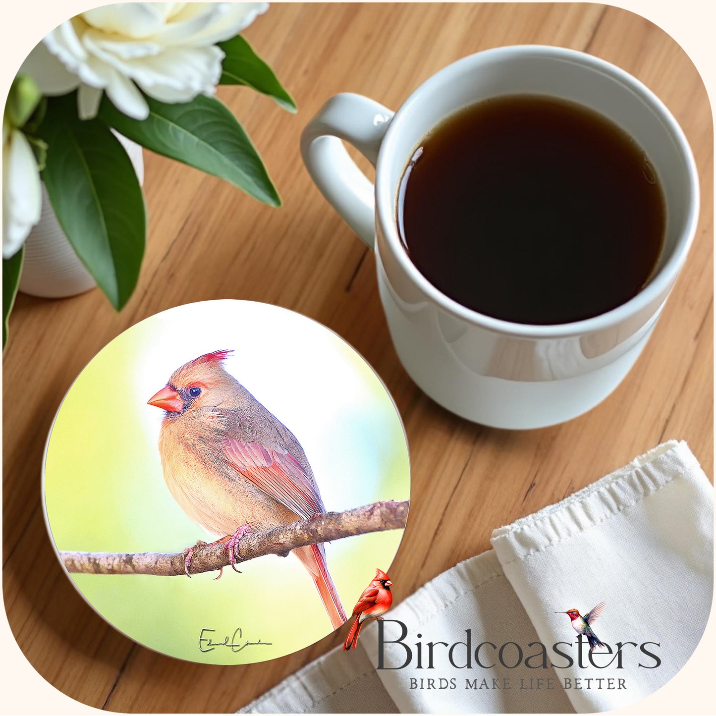 Lady Cardinal - Woodland Grace