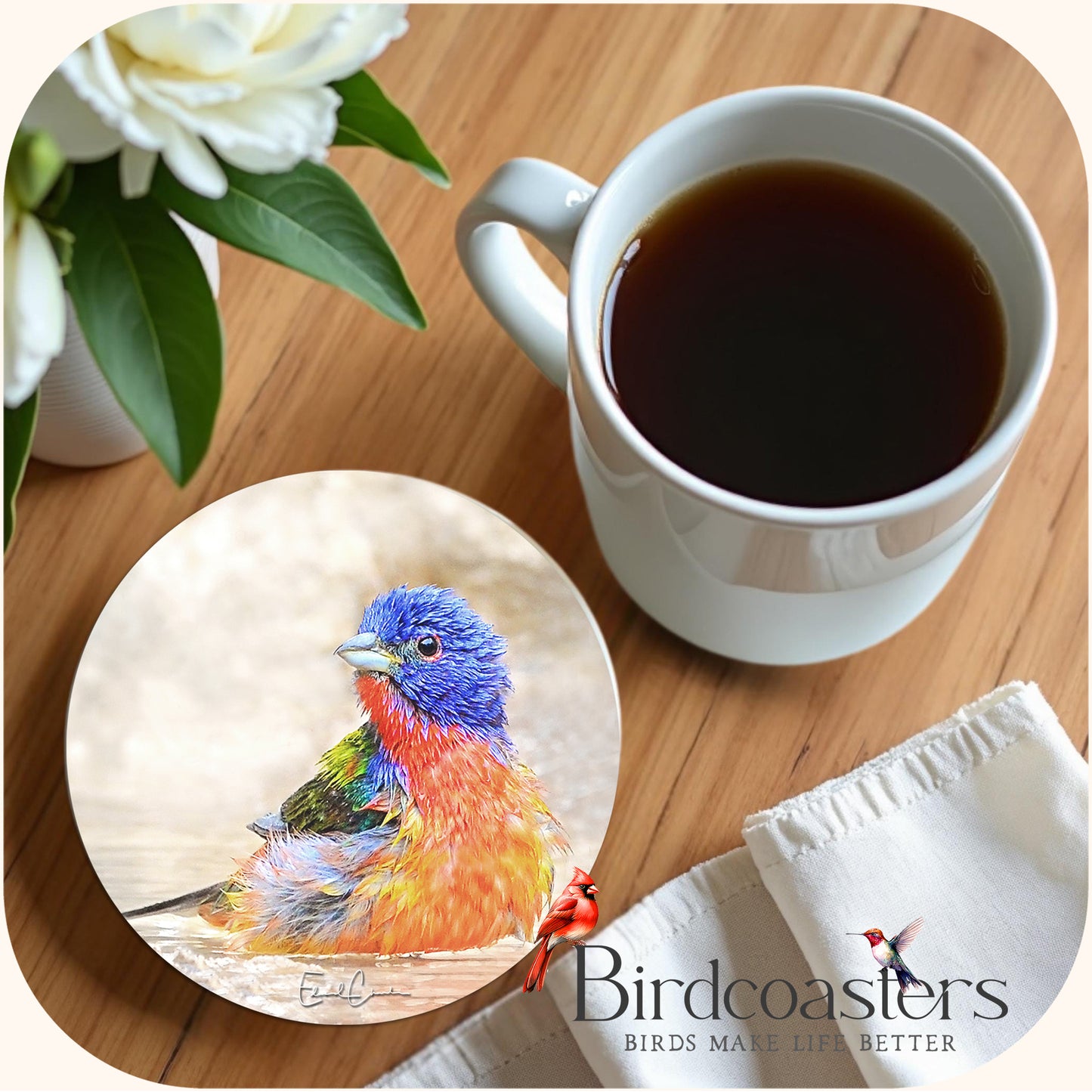 Painted Bunting - Splashy Little Miracle