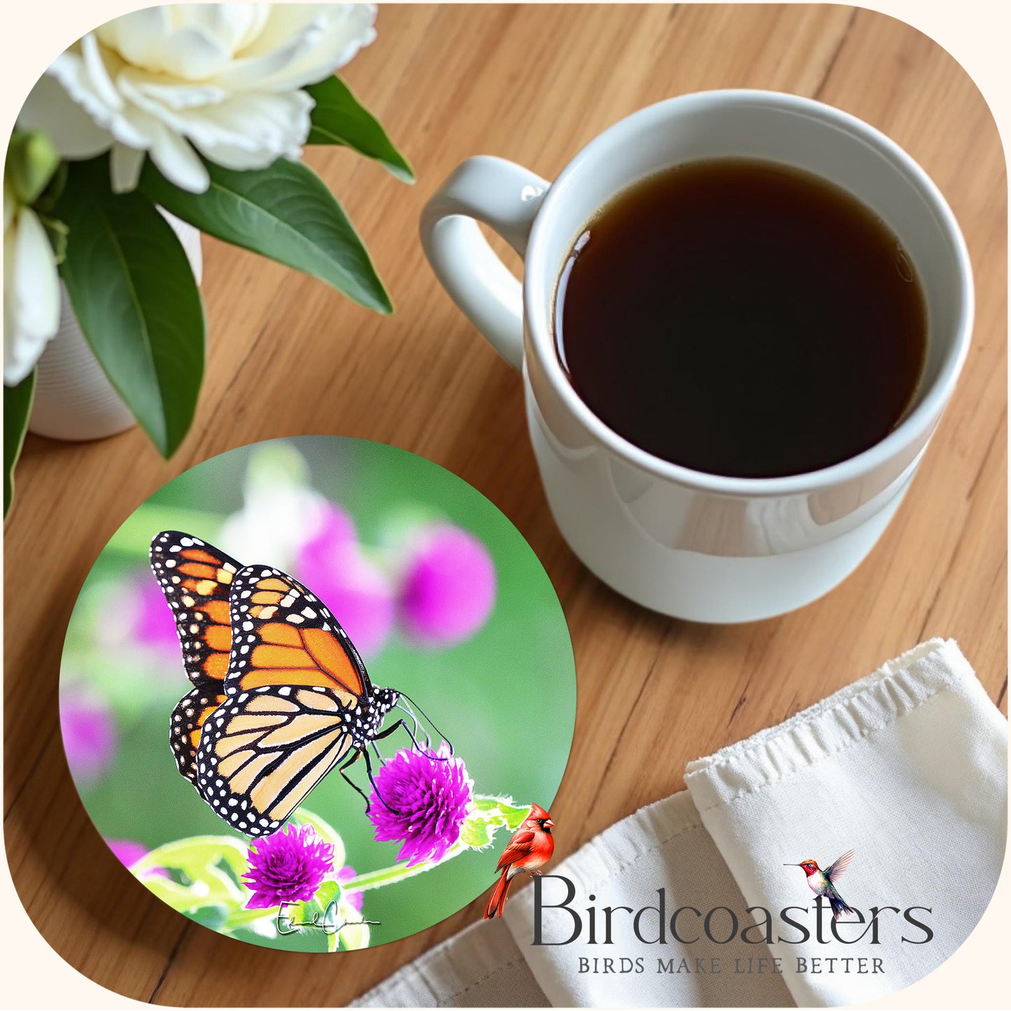 Monarch Butterfly - Purple Stillness