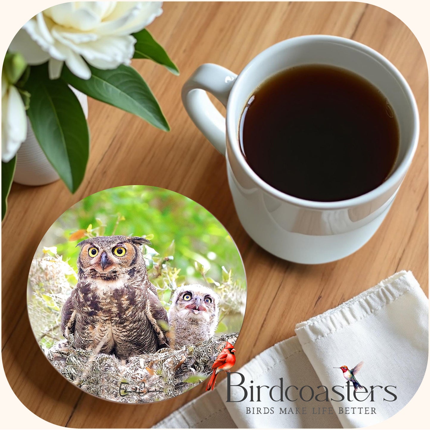 Owl Family - Nesting Comfort